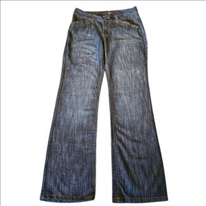 Lee Riders By Lee Dark Wash Wide Leg Jeans Size 13/14 L